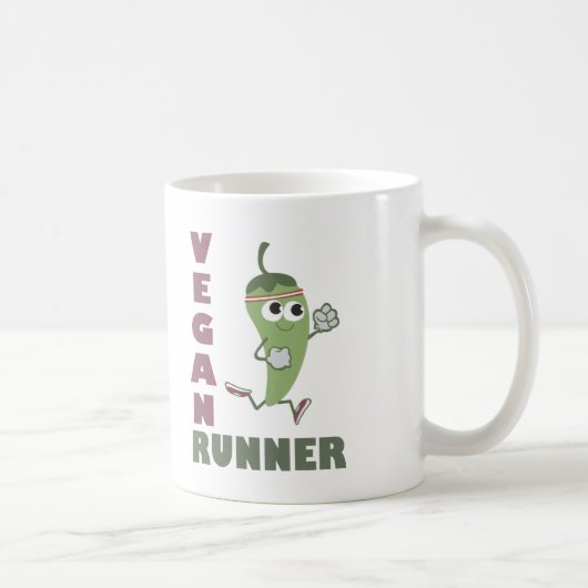 ビーガンランナランニング- Pepper（ペッパー） コーヒーマグカップ (右)