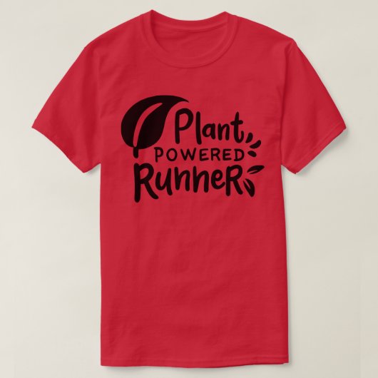 ビーガンランナー1 Tシャツ (デザイン正面)