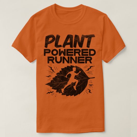 ビーガンランナー Tシャツ (デザイン正面)