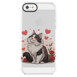 ビーガンレザーIphone SE 2025ケースポートランド クリア iPhone SE/5/5sケース