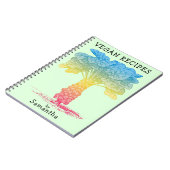 ビーガンレシピブック ノートブック (左側)