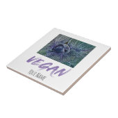 ビーガンレッドキャベツヴィンテージギフト タイル (側面)