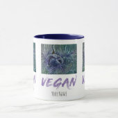 ビーガンレッドキャベツヴィンテージギフト マグカップ (中央)