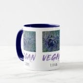 ビーガンレッドキャベツヴィンテージギフト マグカップ (正面左)