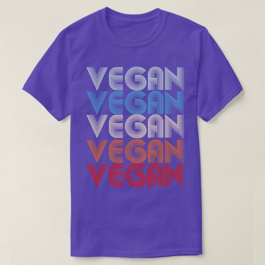 ビーガンレトロ Tシャツ (デザイン正面)