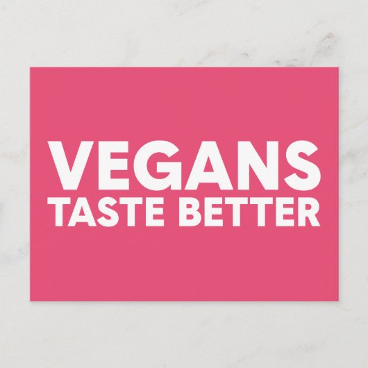 ビーガン上訴 ポストカード (正面)