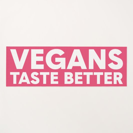 ビーガン上訴 ヨガマット (正面(横))