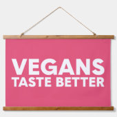 ビーガン上訴 吊り下げ型タペストリー (正面)