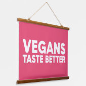 ビーガン上訴 吊り下げ型タペストリー (傾斜あり)