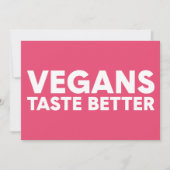 ビーガン上訴 招待状 (正面)