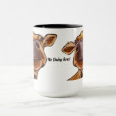 ビーガン乳業なし。美しい牛 マグカップ (中央)