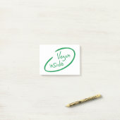 ビーガン内 ポストイット (デスク上)