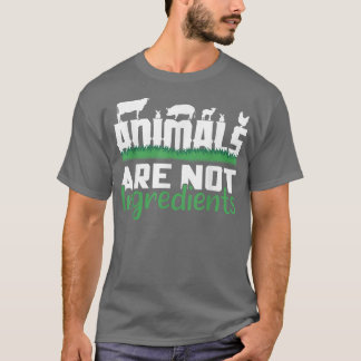 ビーガン動物は成分ではない栄養ベジタ Tシャツ