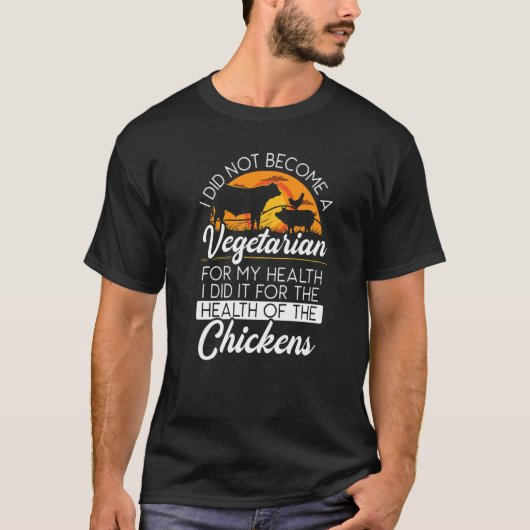 ビーガン動物権利野菜ベジタリアン Tシャツ (正面)