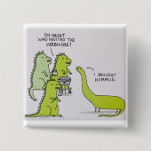 ビーガン及びベジタリアンのため! 缶バッジ (正面)