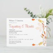 ビーガン友好ベジタリアン感謝祭 招待状 (スタンド正面)