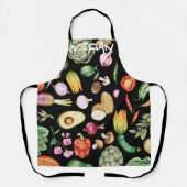 ビーガン声明倫理的種類生活野菜 エプロン (正面)