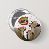 ビーガン声 缶バッジ (正面&裏面)