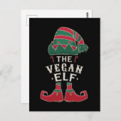 ビーガン小妖精や小人 ポストカード (正面/裏面)