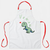 ビーガン恐竜の種類ディノラブアニマル エプロン (正面)