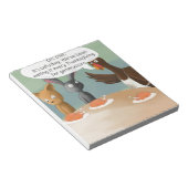 ビーガン感謝祭おもしろい ノートパッド (アングル)