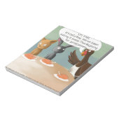 ビーガン感謝祭おもしろい ノートパッド (回転)