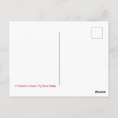 ビーガン感謝祭トルコはがき ポストカード (裏面)