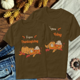 ビーガン感謝茶ユニセックスTシャツ Tシャツ