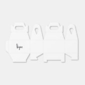 ビーガン手書きタイポグラフィ優先ボックス フェイバーボックス (折り畳みなし)