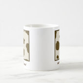 ビーガン救·ザ·カウ·ブラウン·コウ·スポット コーヒーマグカップ (中央)