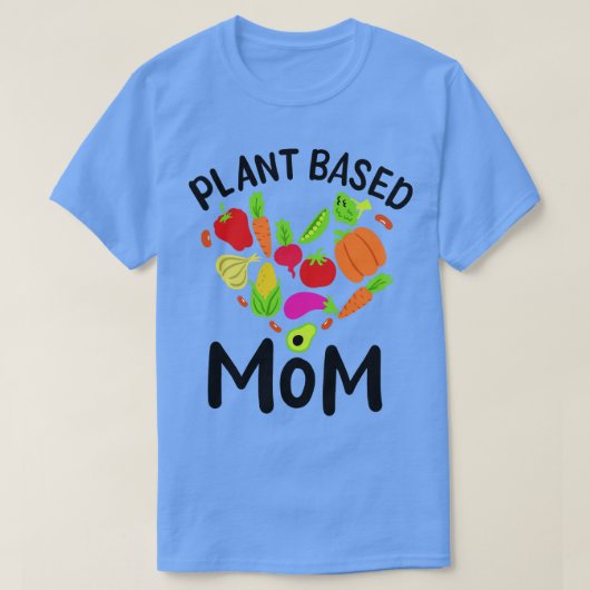 ビーガン植物ベースの母2 Tシャツ (デザイン正面)