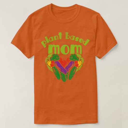 ビーガン植物ベースの母2 Tシャツ (デザイン正面)