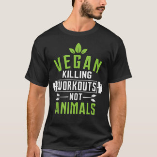 ビーガン殺しトレーニングではなく動物ベジタリアン生 Tシャツ