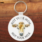 ビーガン活動家 |お母さんではなくミルク キーホルダー (正面)