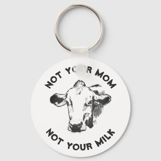 ビーガン活動家 |お母さんではなくミルク キーホルダー (正面)
