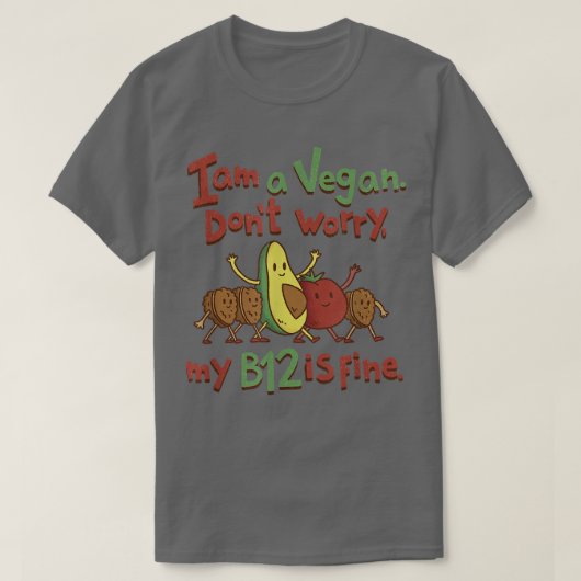 ビーガン漫画引用文 Tシャツ (デザイン正面)