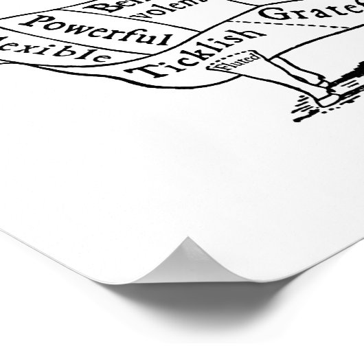 ビーガン牛 ポスター (角)