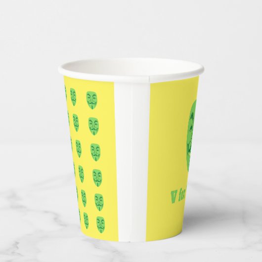 ビーガン用V 紙コップ (右)