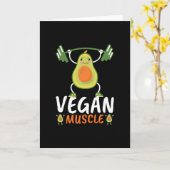 ビーガン筋体建物ギフト カード (黄色い花)