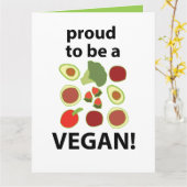 ビーガン誇りを持ったのビーガン カード (黄色い花)