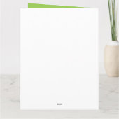 ビーガン誇りを持ったのビーガン カード (裏面)