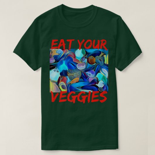 ビーガン象ベジタリアン全体の食品の残酷な自由 Tシャツ (デザイン正面)