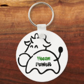 ビーガン電力 キーホルダー (正面)