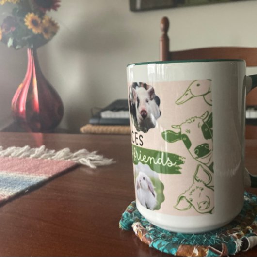 ビーガン顔ズオブフレンズコーヒーマグ マグカップ