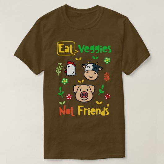 ビーガン食べベギスビーガン Tシャツ (デザイン正面)