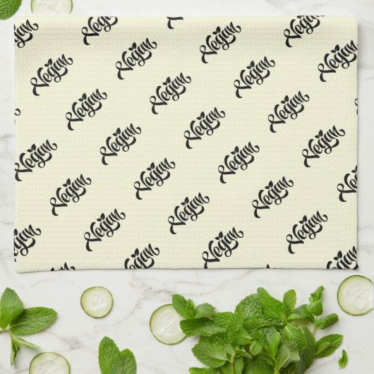 ビーガン キッチンタオル (折り畳み)