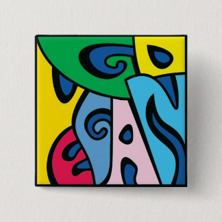 ビーガン-スタイル1 --は行きます 缶バッジ