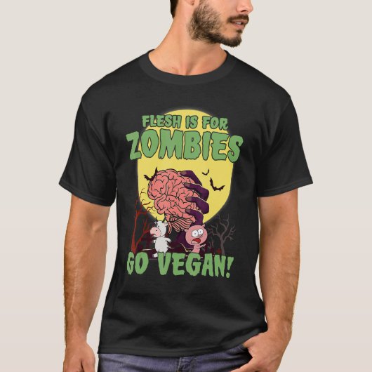 ビーガン ハロウィン お笑い Tシャツ (正面)