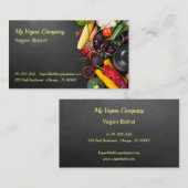 ビーガン、ベジタリアンビストロット、レストラン 名刺 (正面/裏面)