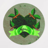 ビーガン ラベル (デザイン1)